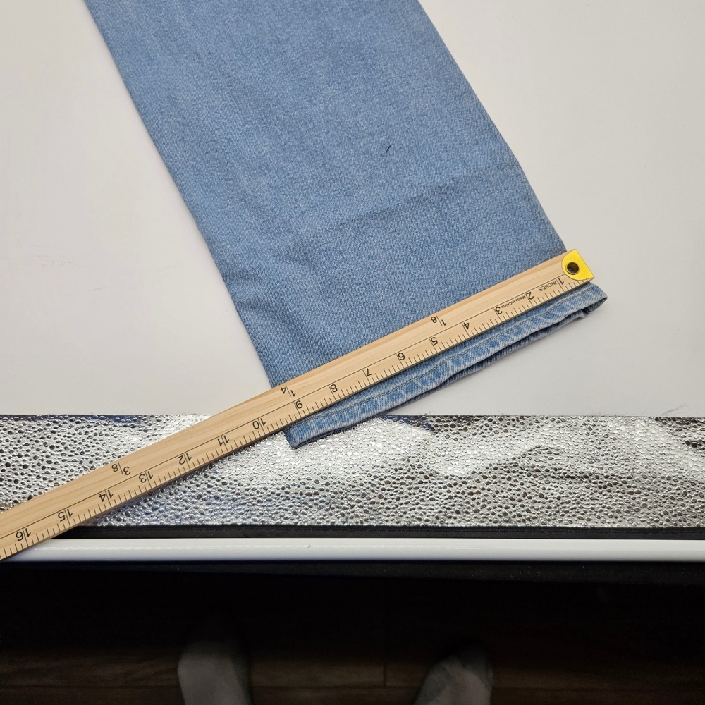 Levi Strauss Signature‎ Loose Straight Trouser High Rise Jeans Blue Size 4 W27 - Picture 9 of 11